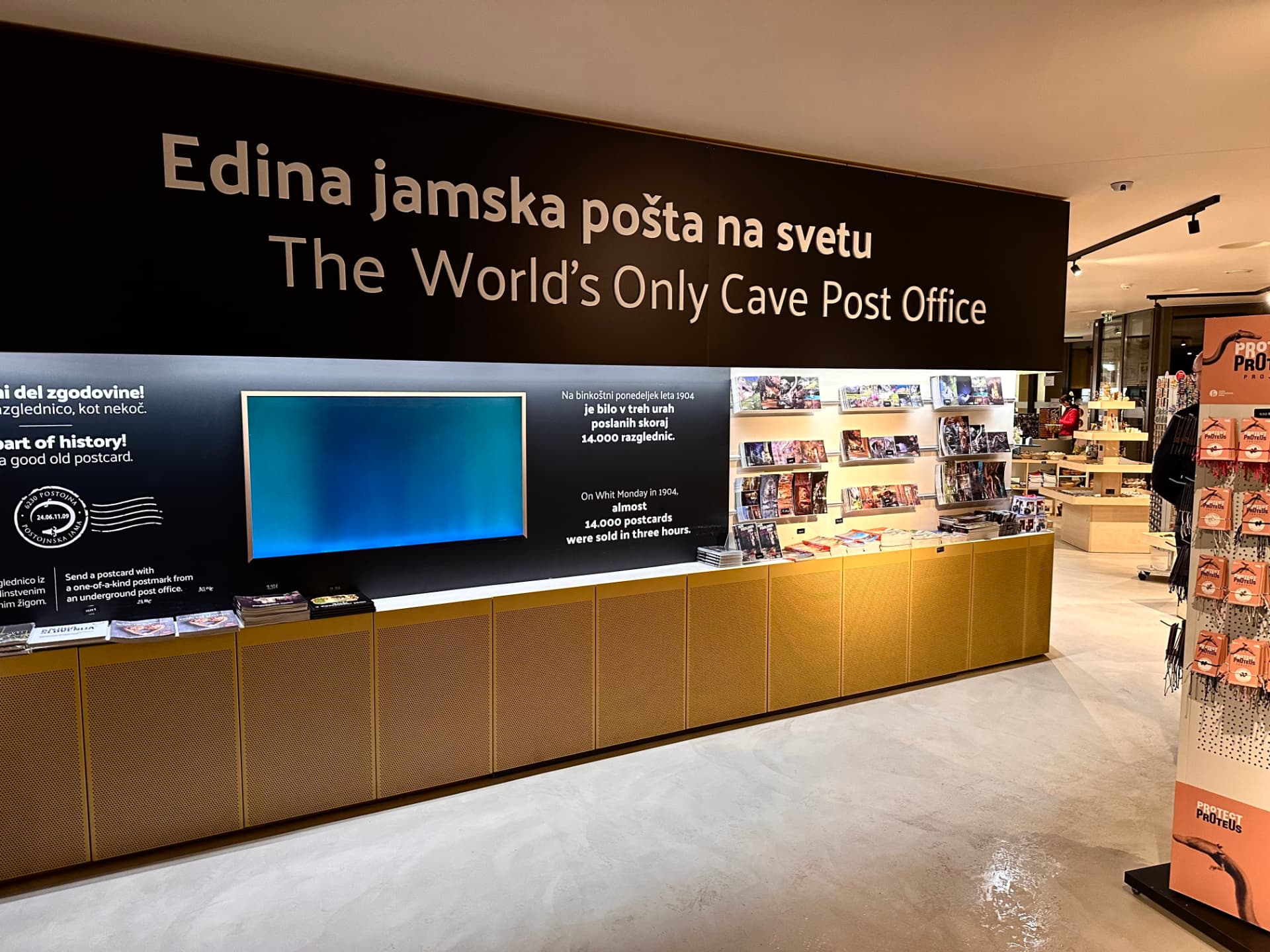 The cave post office