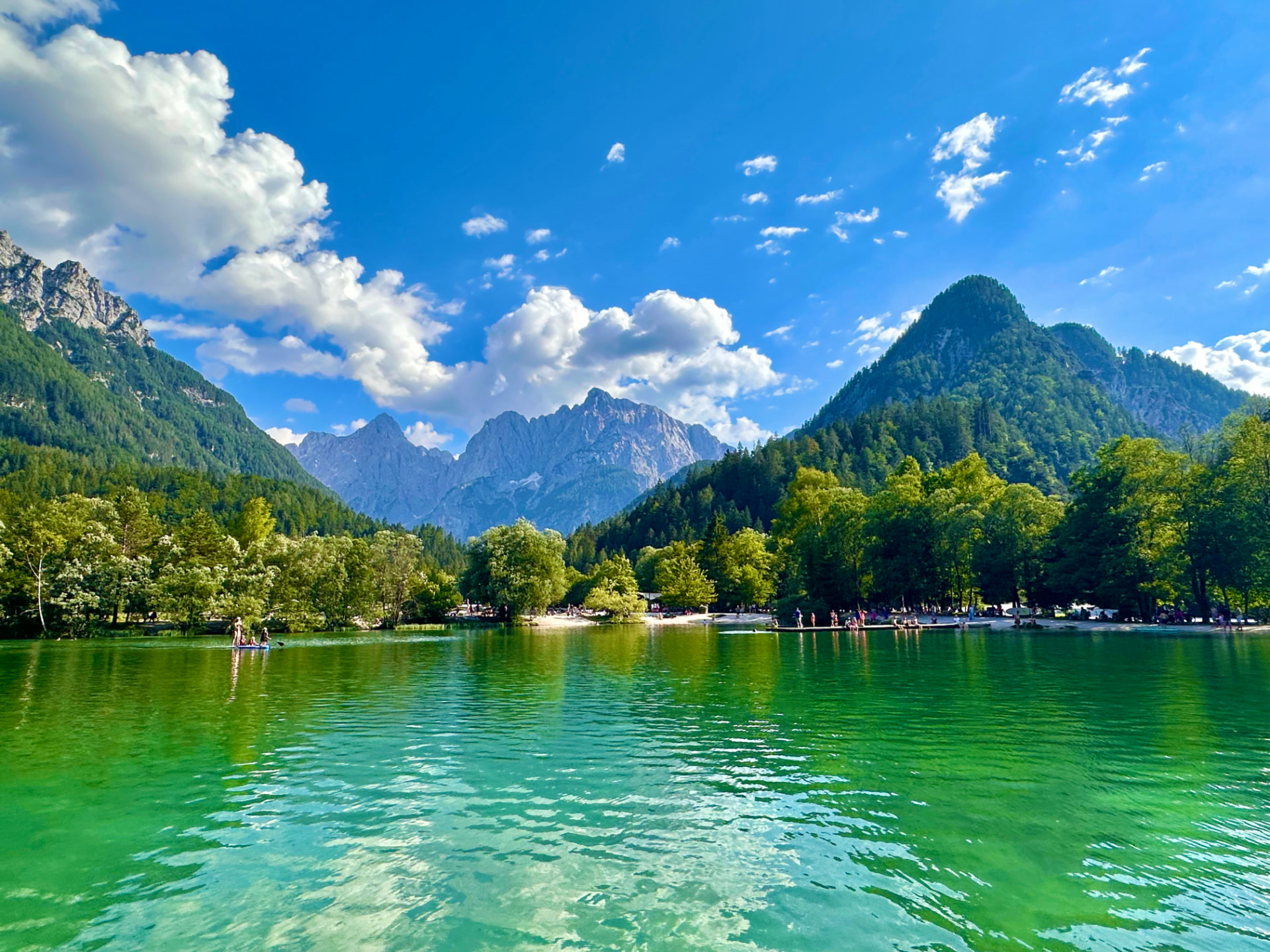 Lake Jasna near Kranjska Gora